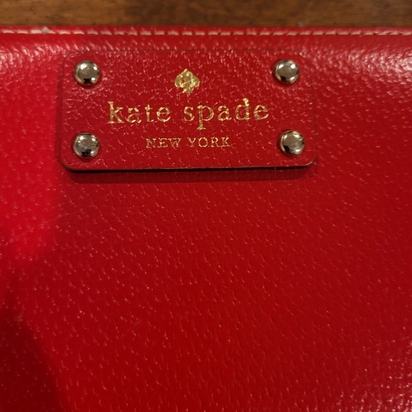 Kate Spade Neda Wellesley Garnet Embossed Wallet - Picture 3 of 11